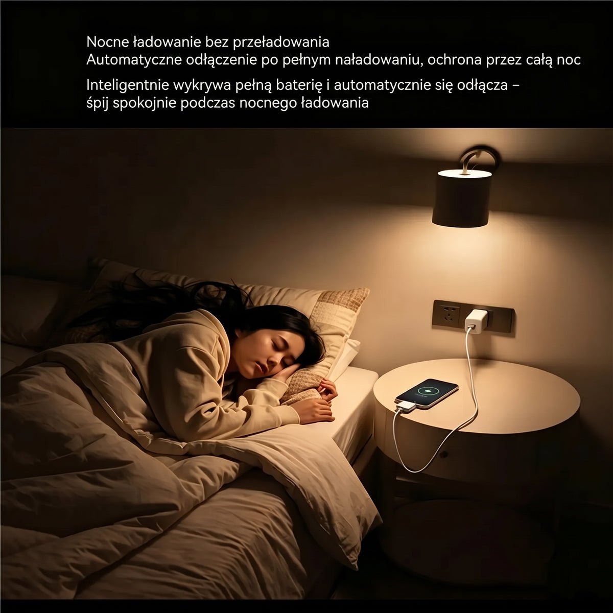 OptiCharge™ – Inteligentna Ładowarka USB-C z Automatycznym Odłączaniem i Ochroną Baterii.